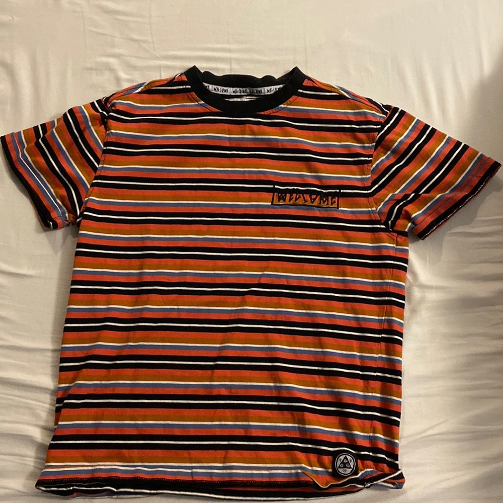 Welcome Surf Stripe Autumn T-Shirt